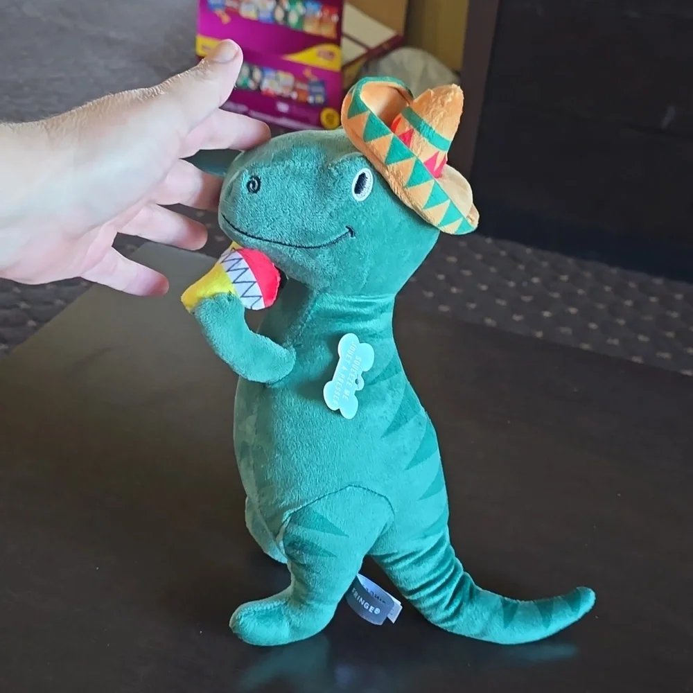 Fringe T-Rex Dog Toy‎ NWT